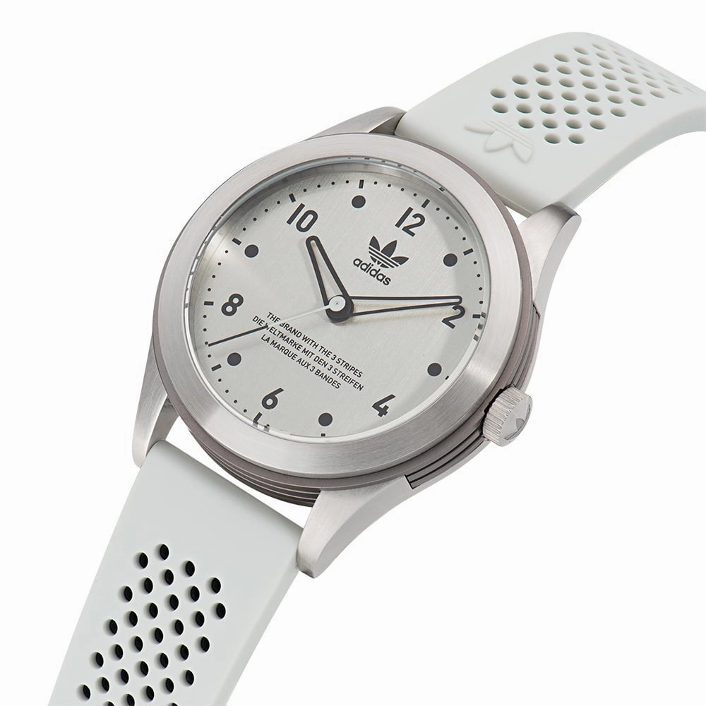 Adidas AOSY23033 Code Three Grey Silicone Womens Watch