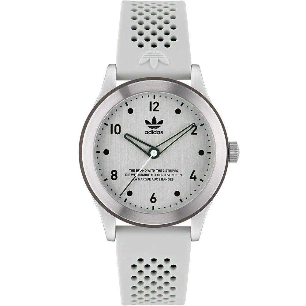 Adidas AOSY23033 Code Three Grey Silicone Womens Watch