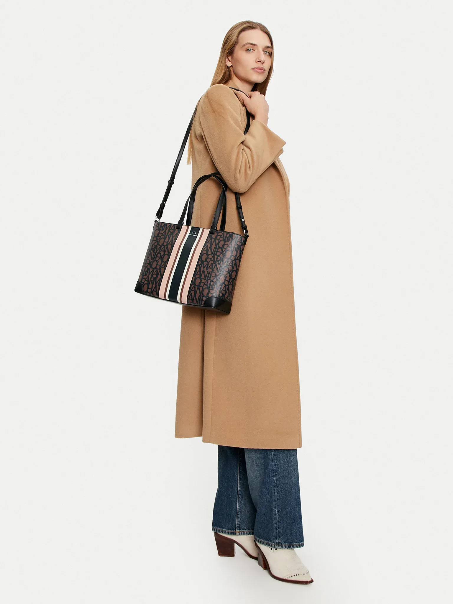 A.R.M.A.N.I E.X.C.H.A.N.G.E Sunset Seasonal Shopping Bag