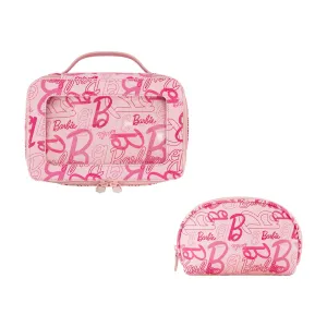 Barbie? 2-Piece Travel Cosmetic Case Set