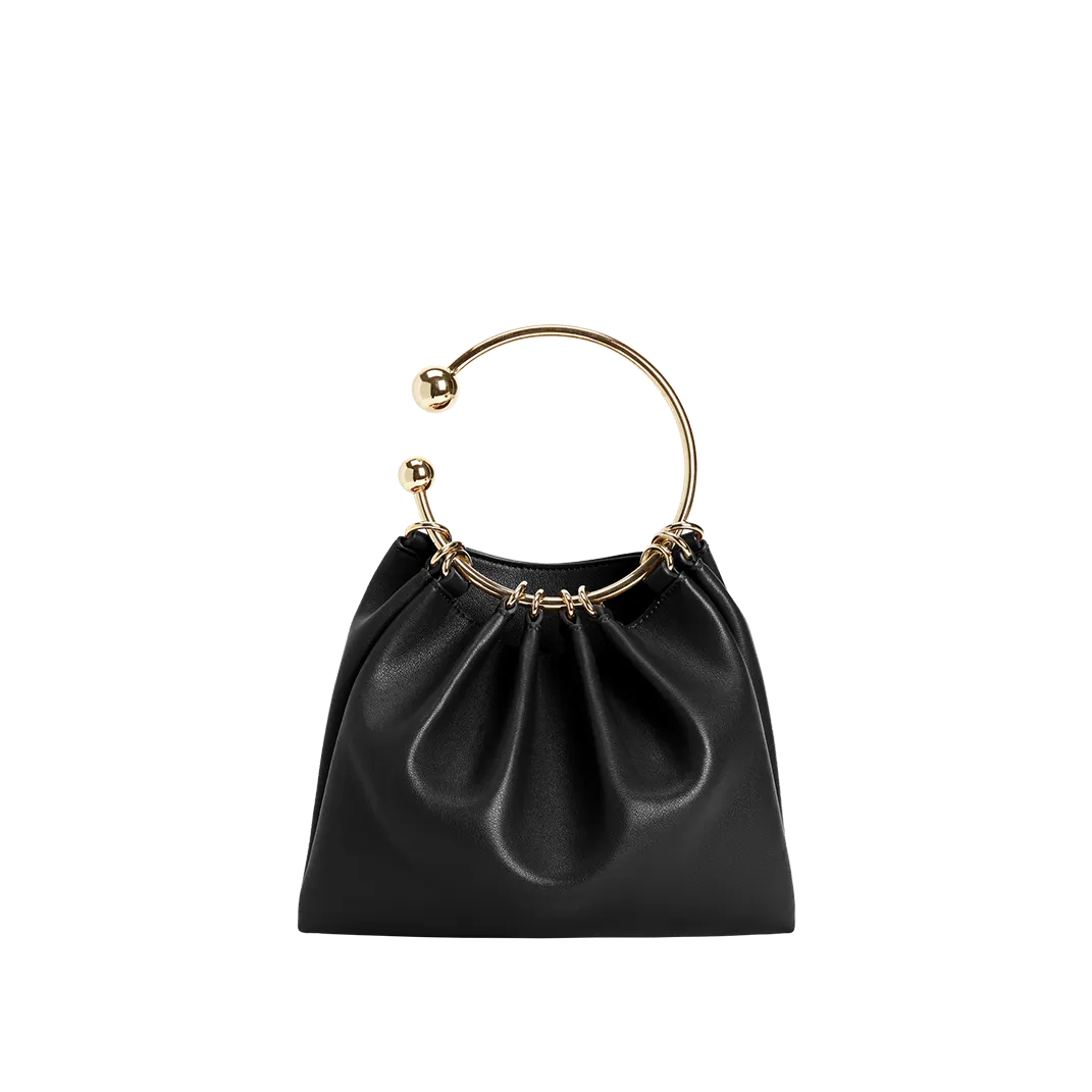 Black Ring Handle Bag