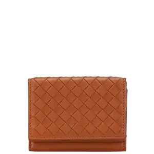 Bottega Veneta blue Leather Wallet (Tri-Fold) (Pre-Owned)