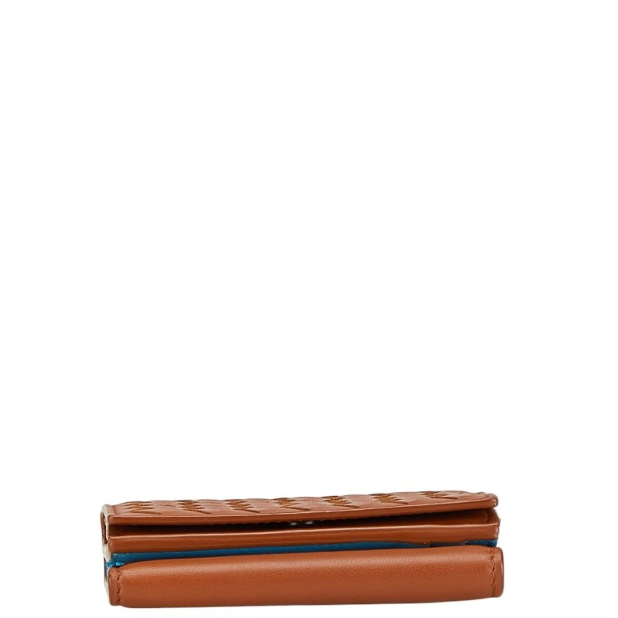 Bottega Veneta blue Leather Wallet (Tri-Fold) (Pre-Owned)