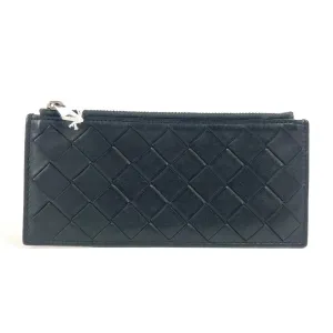 Bottega Veneta Intrecciato Leather Coin Purse/Coin Case (Pre-Owned)