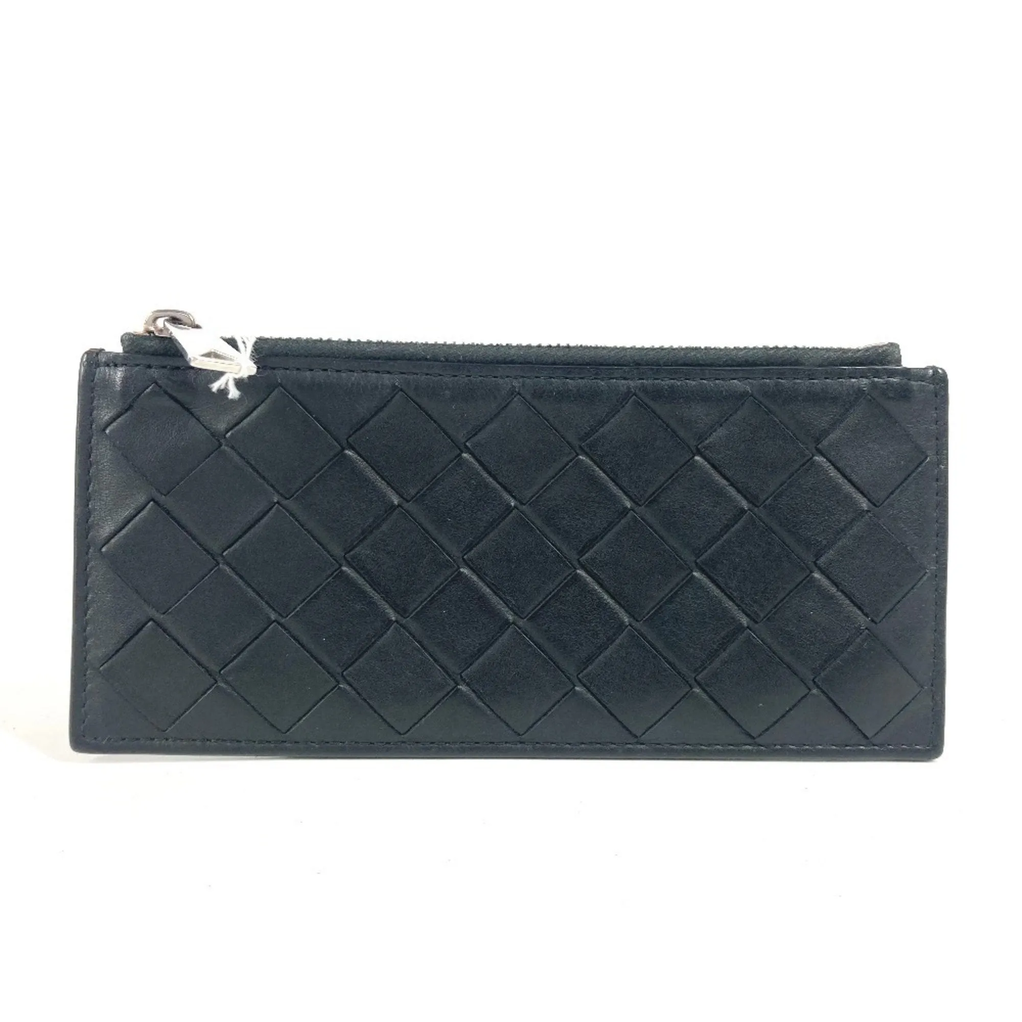 Bottega Veneta Intrecciato Leather Coin Purse/Coin Case (Pre-Owned)