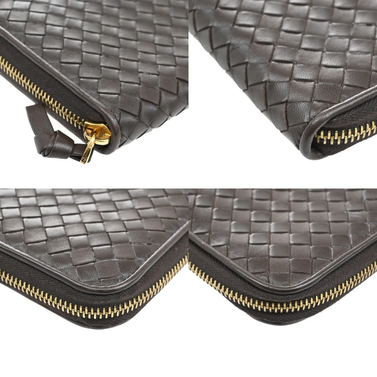 Bottega Veneta Intrecciato Leather Wallet (Pre-Owned)