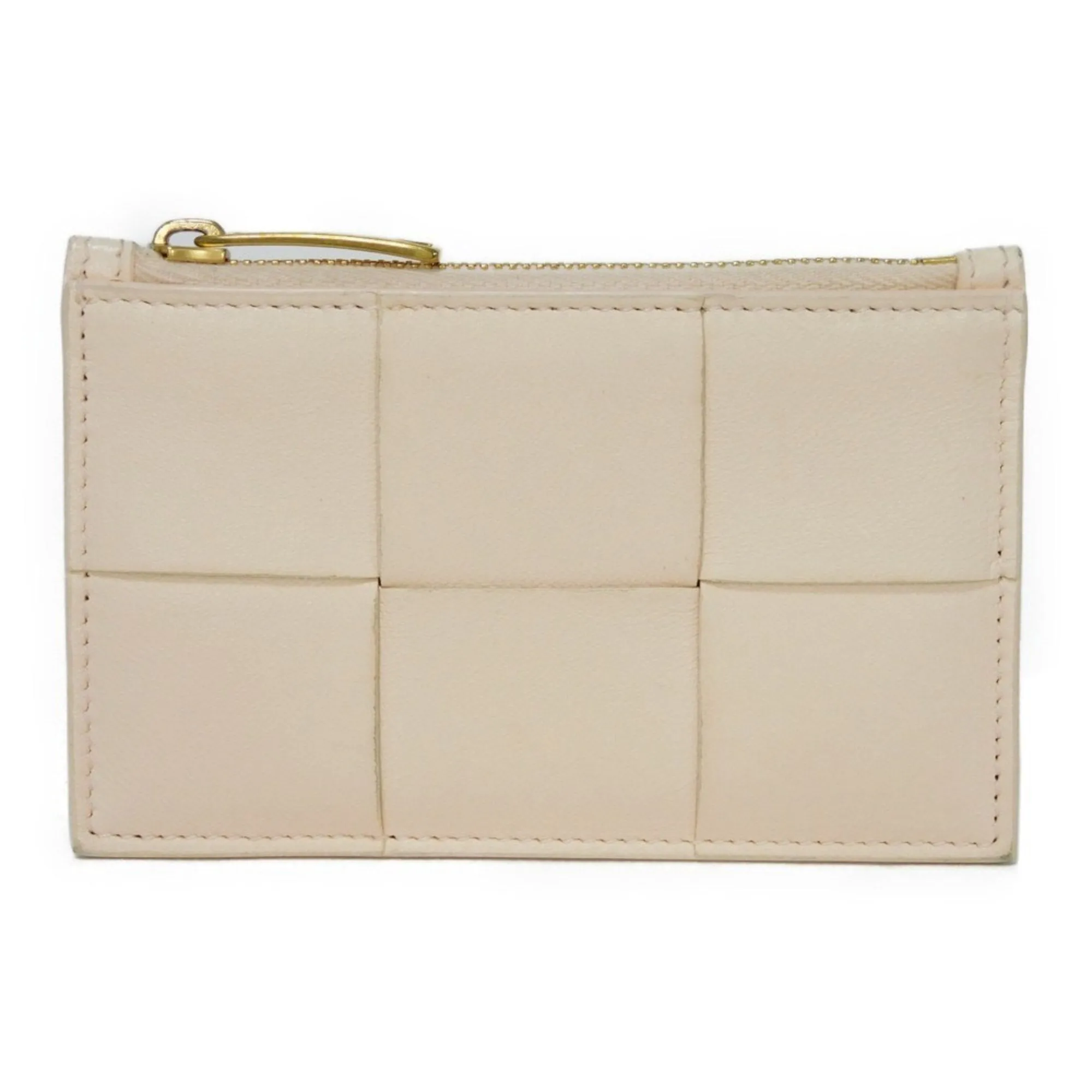 Bottega Veneta Leather Coin Purse/Coin Case (Pre-Owned)