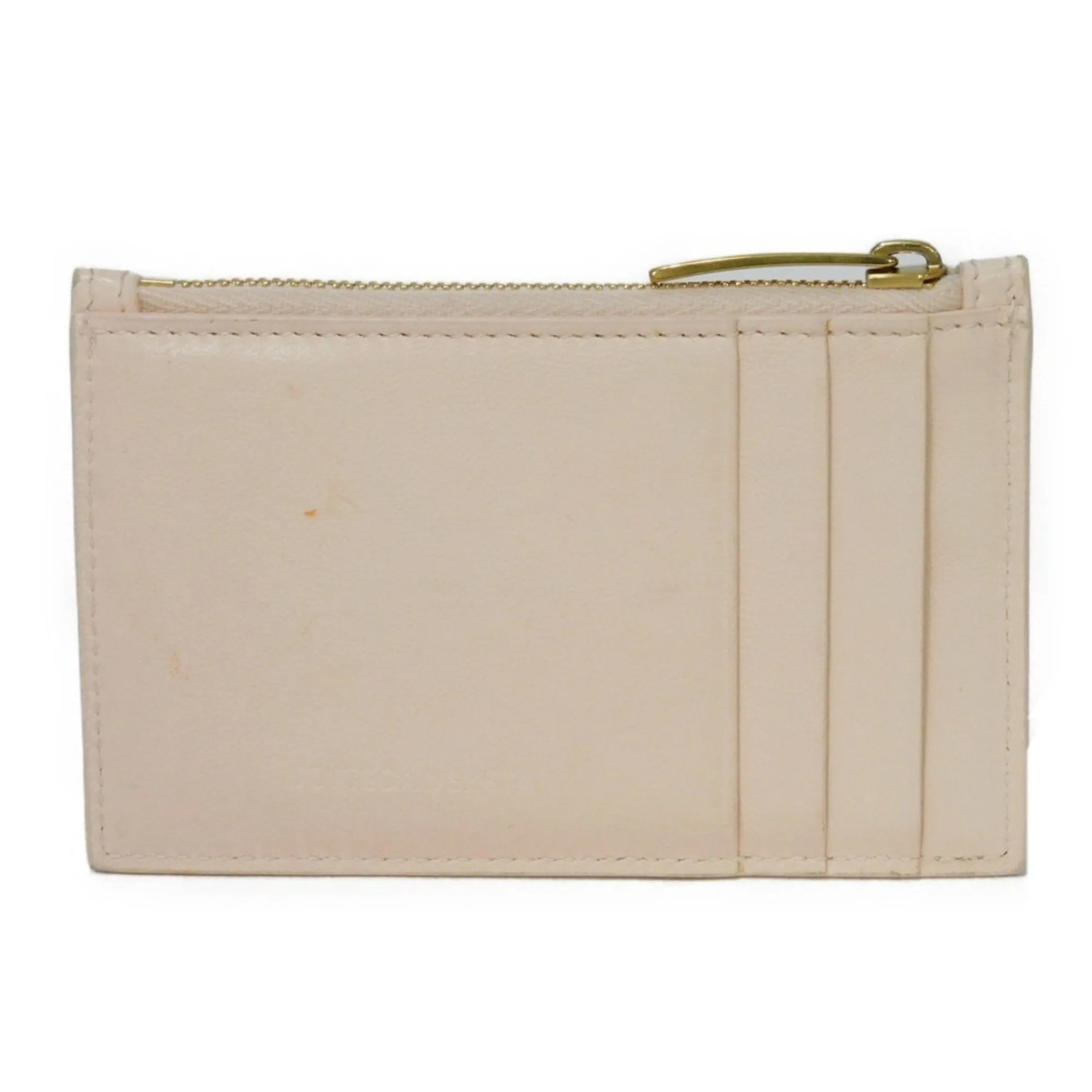 Bottega Veneta Leather Coin Purse/Coin Case (Pre-Owned)
