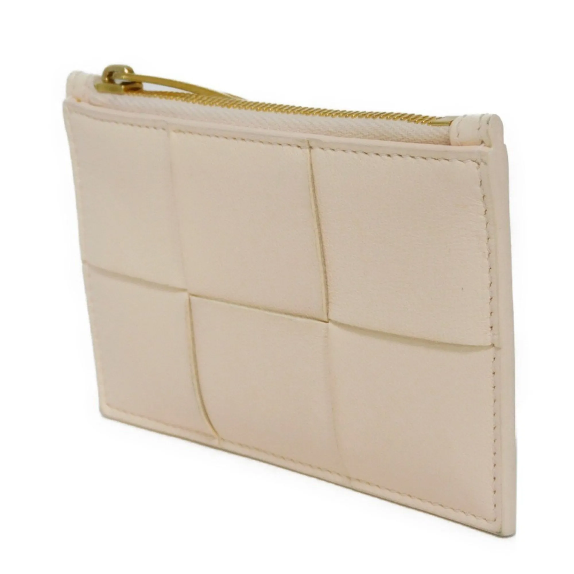 Bottega Veneta Leather Coin Purse/Coin Case (Pre-Owned)