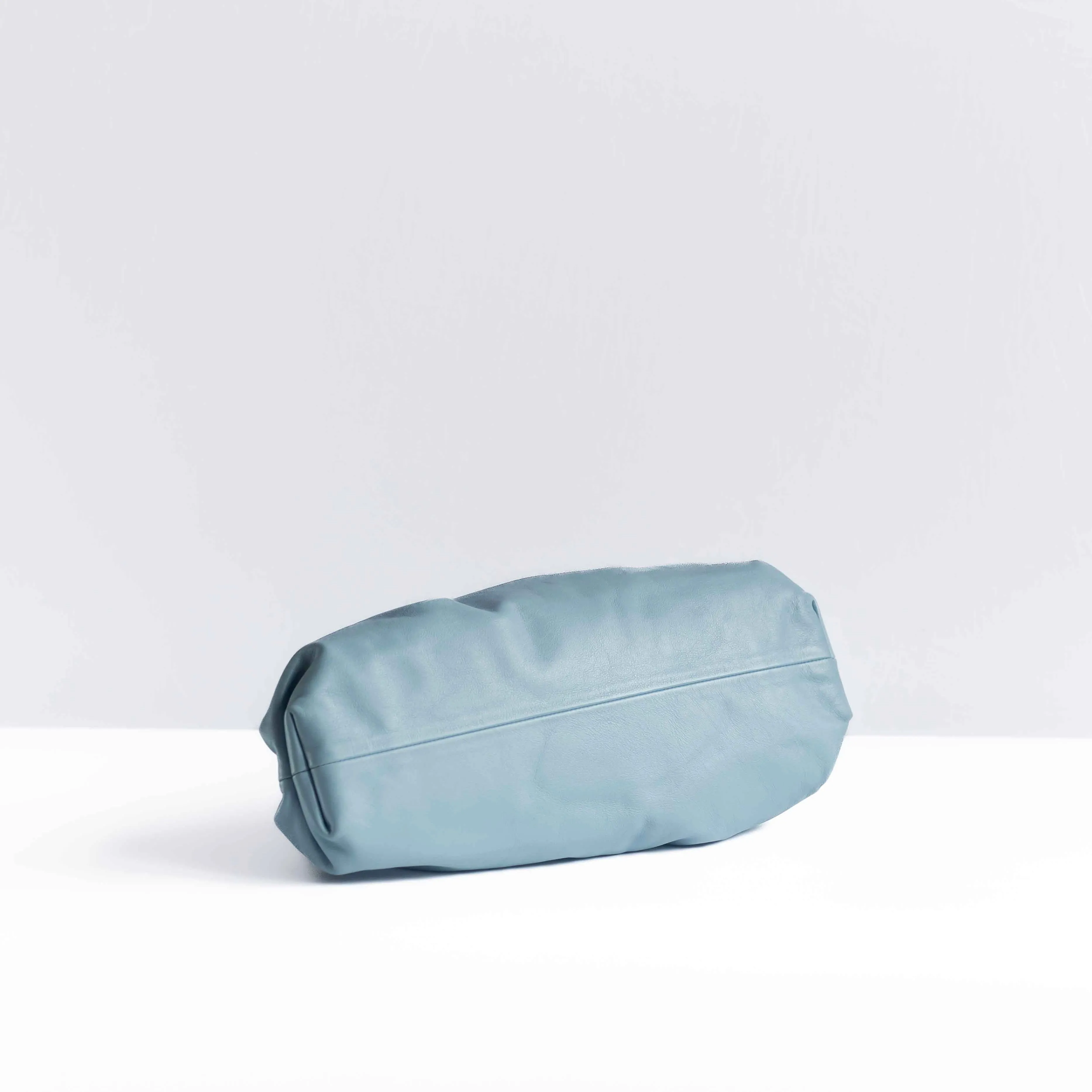 BOTTEGA VENETA - POUCH BAG LIGHT BLUE CALFSKIN