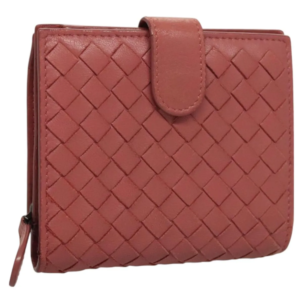 Bottega Veneta Zipped Coin Purse Leather Wallet (Pre-Owned)