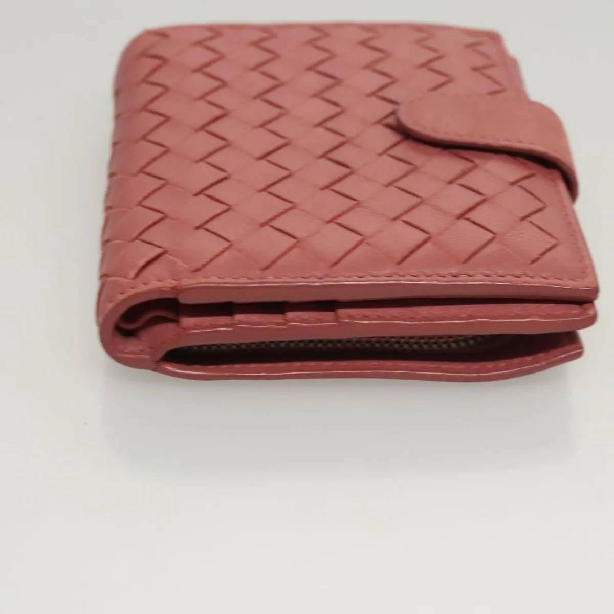 Bottega Veneta Zipped Coin Purse Leather Wallet (Pre-Owned)
