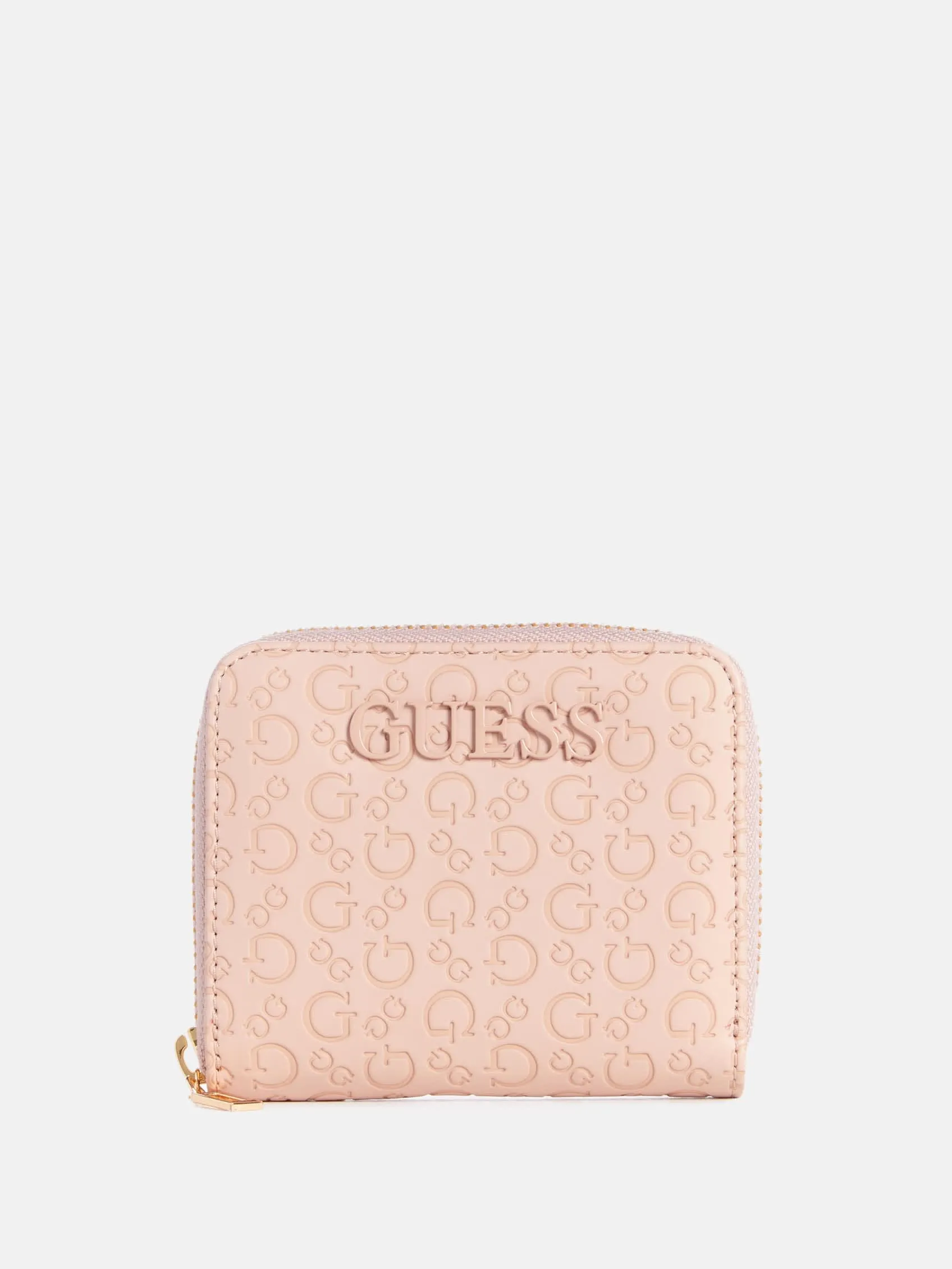 Bowie Debossed Zip-Around Wallet