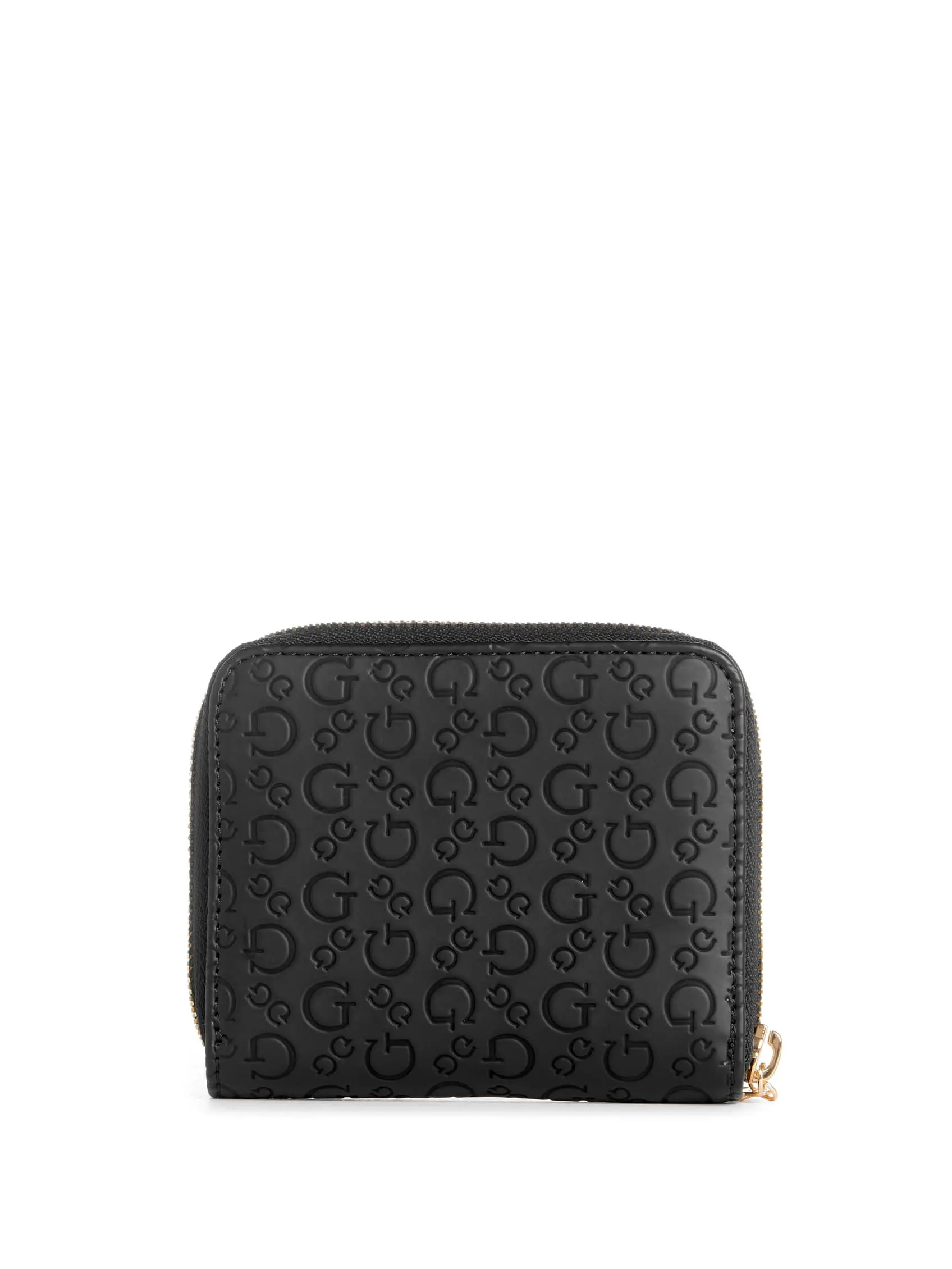 Bowie Debossed Zip-Around Wallet