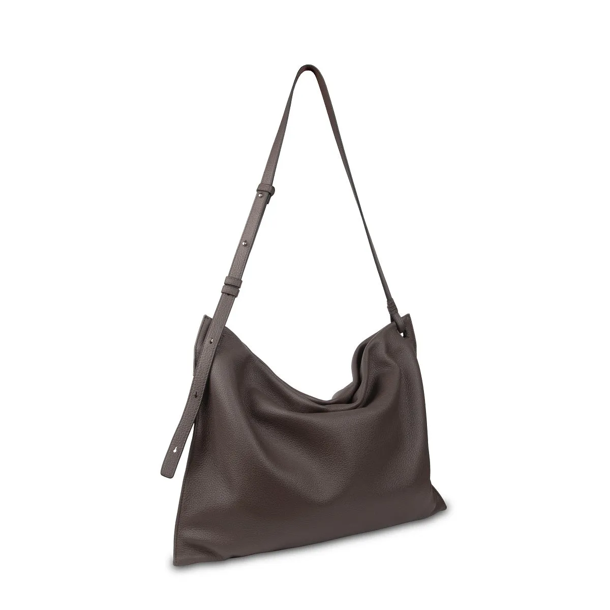 Breezy East-West Leather Tote