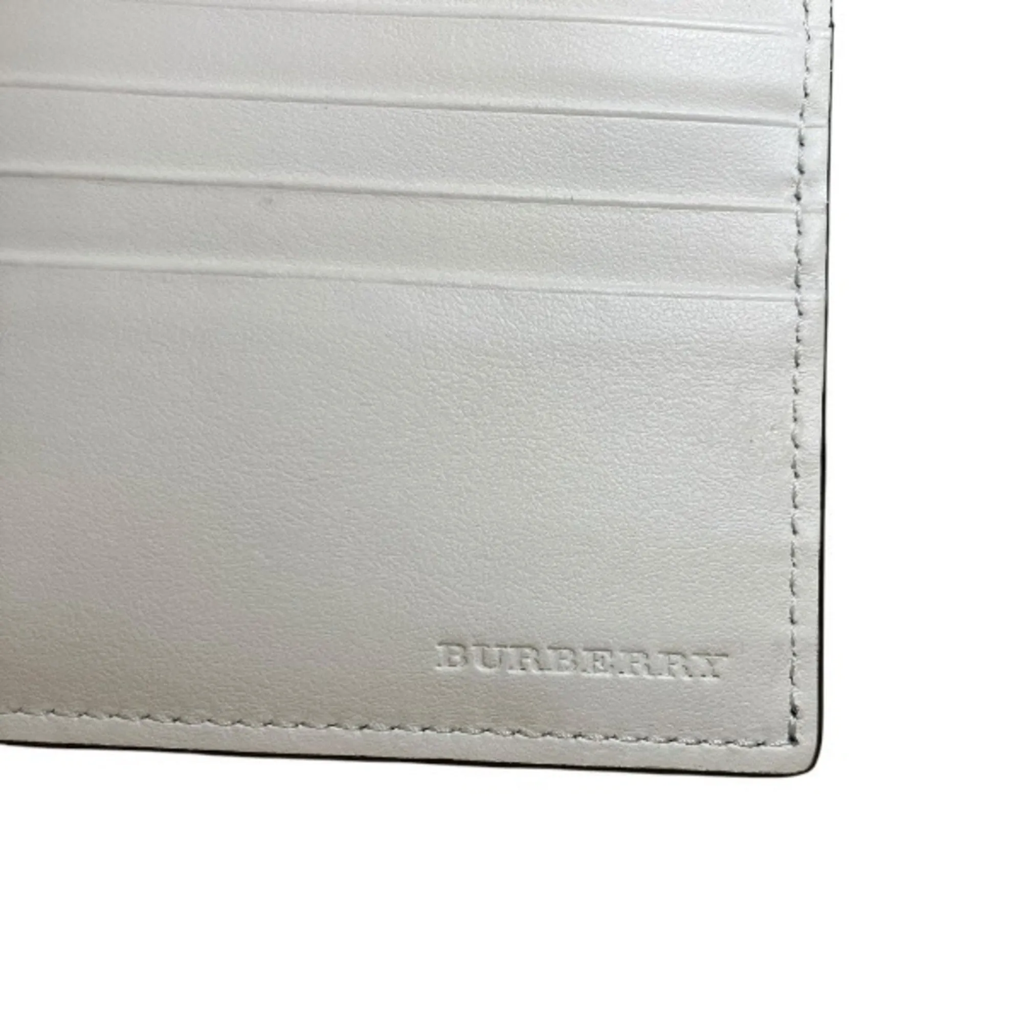 Burberry blue Leather Wallet (Bi-Fold) (Pre-Owned)