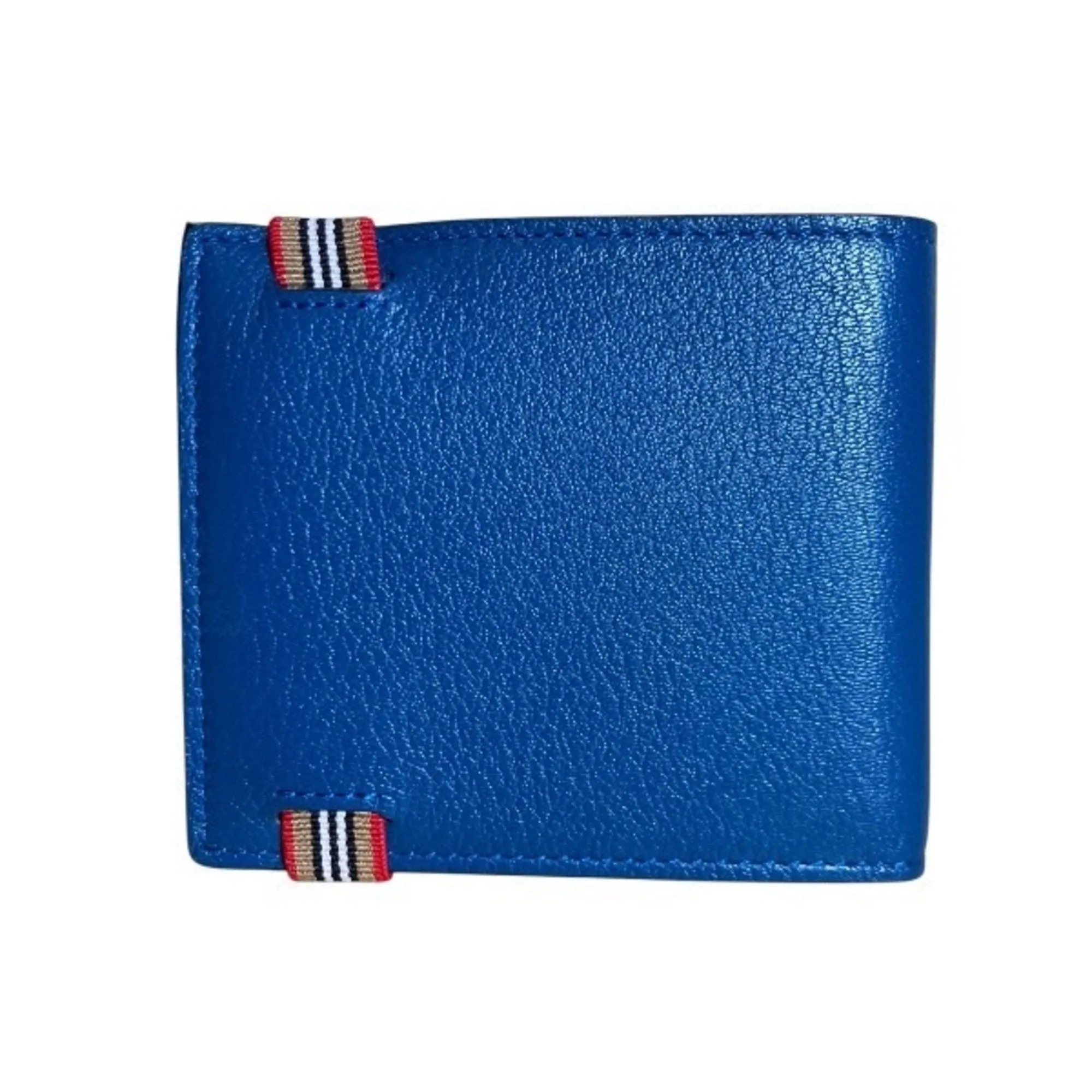 Burberry blue Leather Wallet (Bi-Fold) (Pre-Owned)