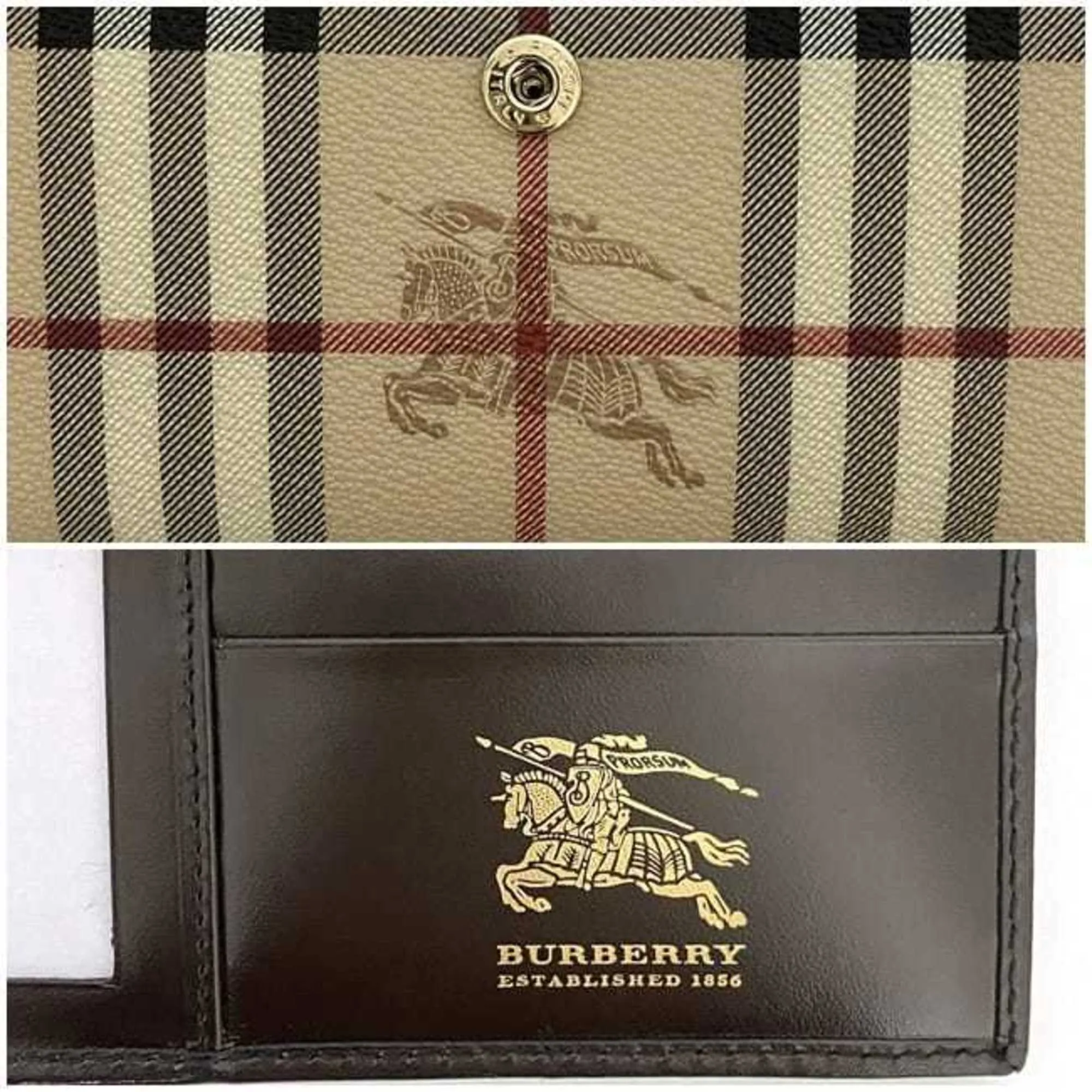 Burberry  Canvas Wallet  (Pre-Owned)