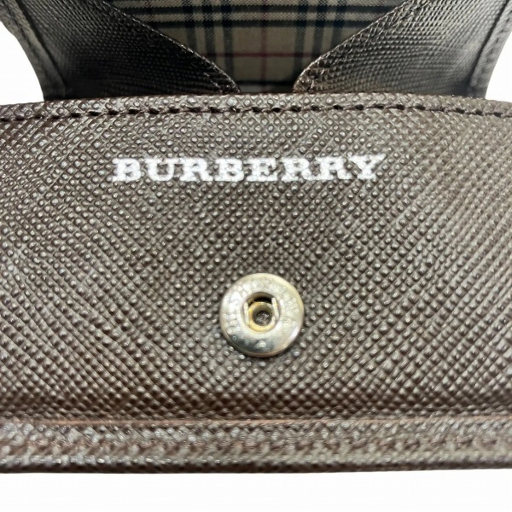 Burberry Leather Coin Purse/Coin Case (Pre-Owned)