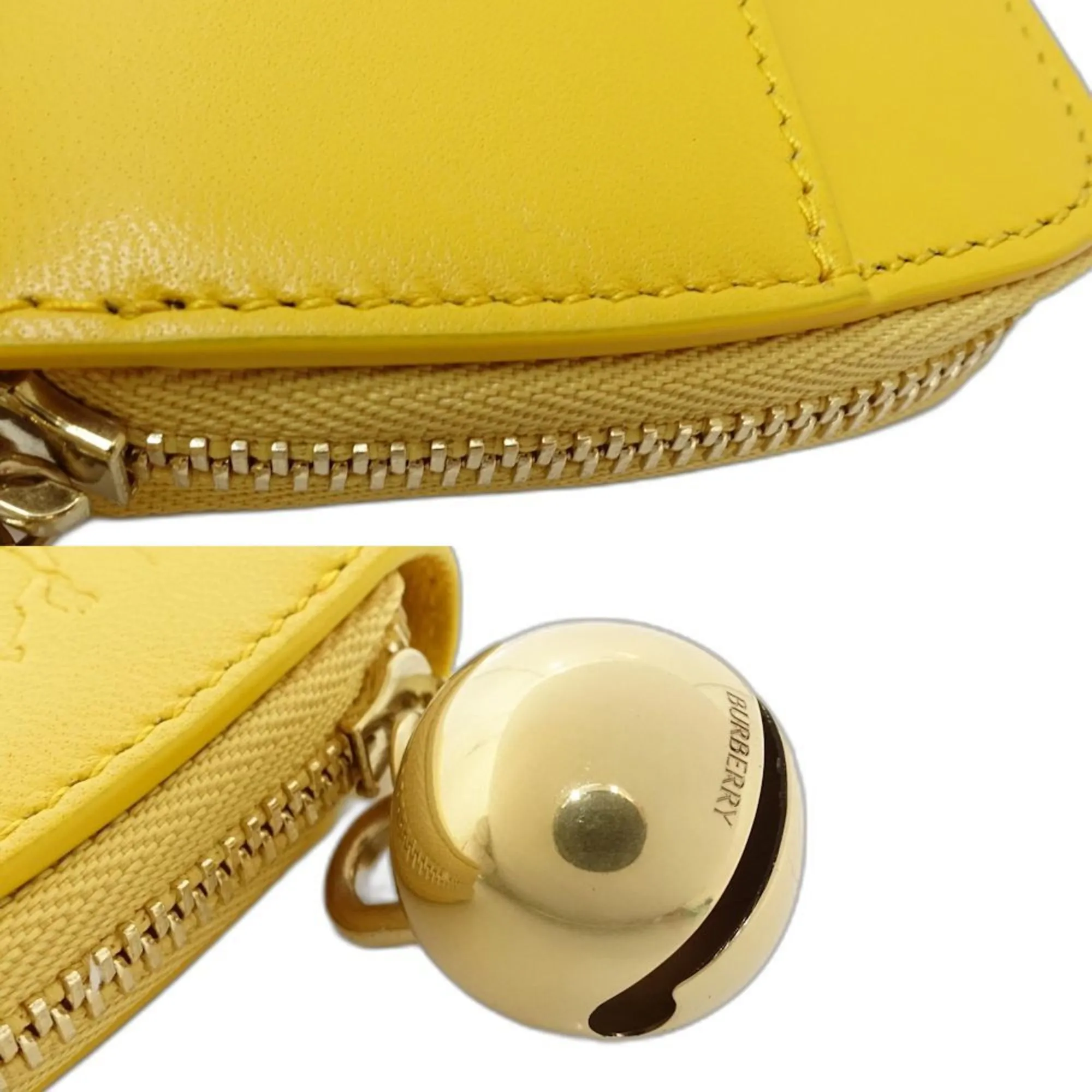 Burberry Leather Coin Purse/Coin Case (Pre-Owned)