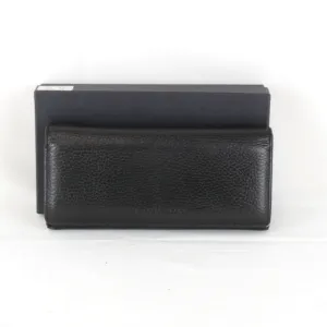 Burberry Leather Long Wallet (Bi-Fold) (Pre-Owned)