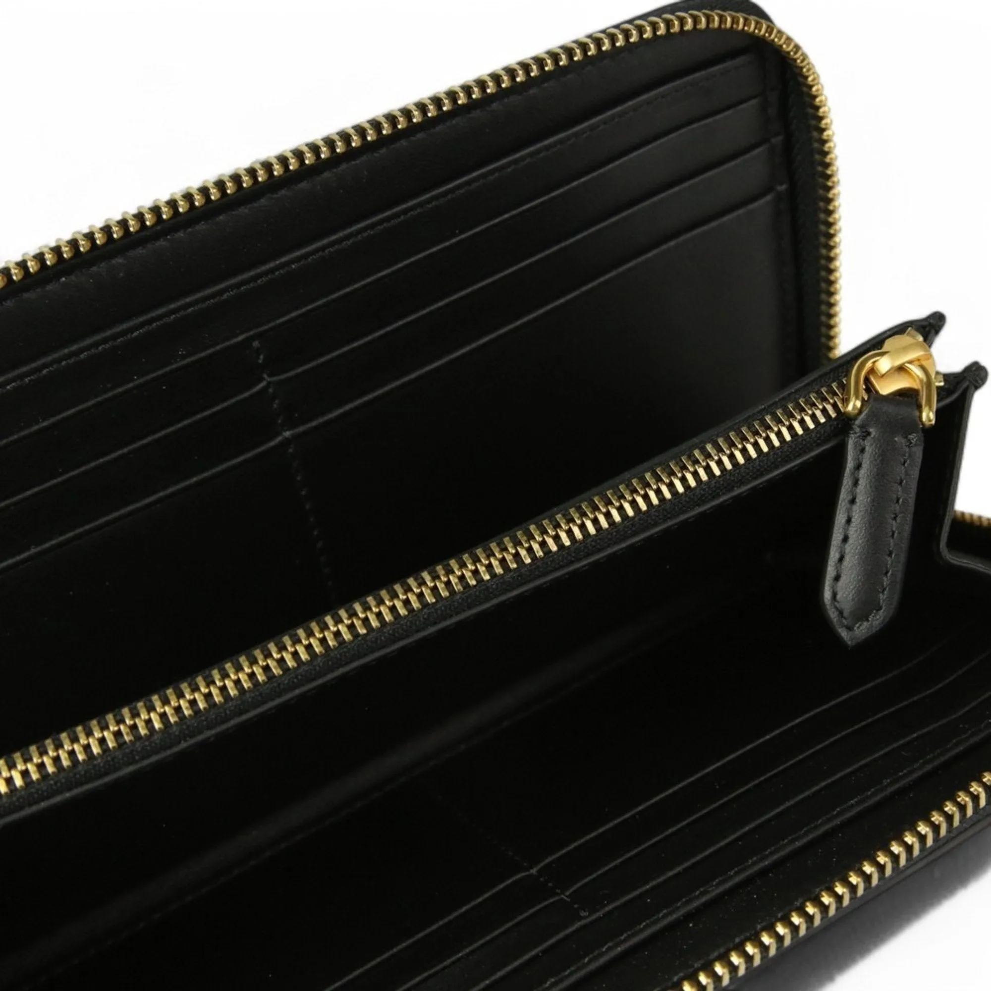 Burberry Leather Long Wallet (Bi-Fold) (Pre-Owned)