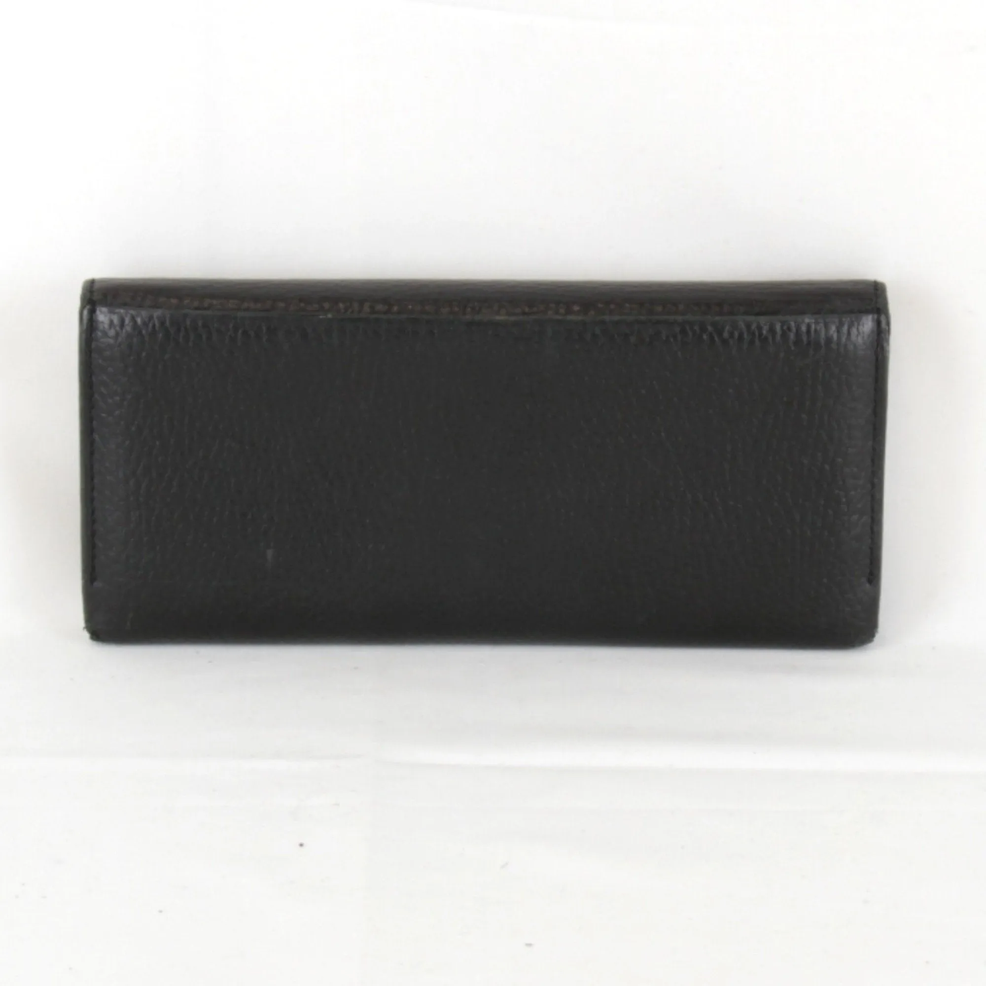 Burberry Leather Long Wallet (Bi-Fold) (Pre-Owned)