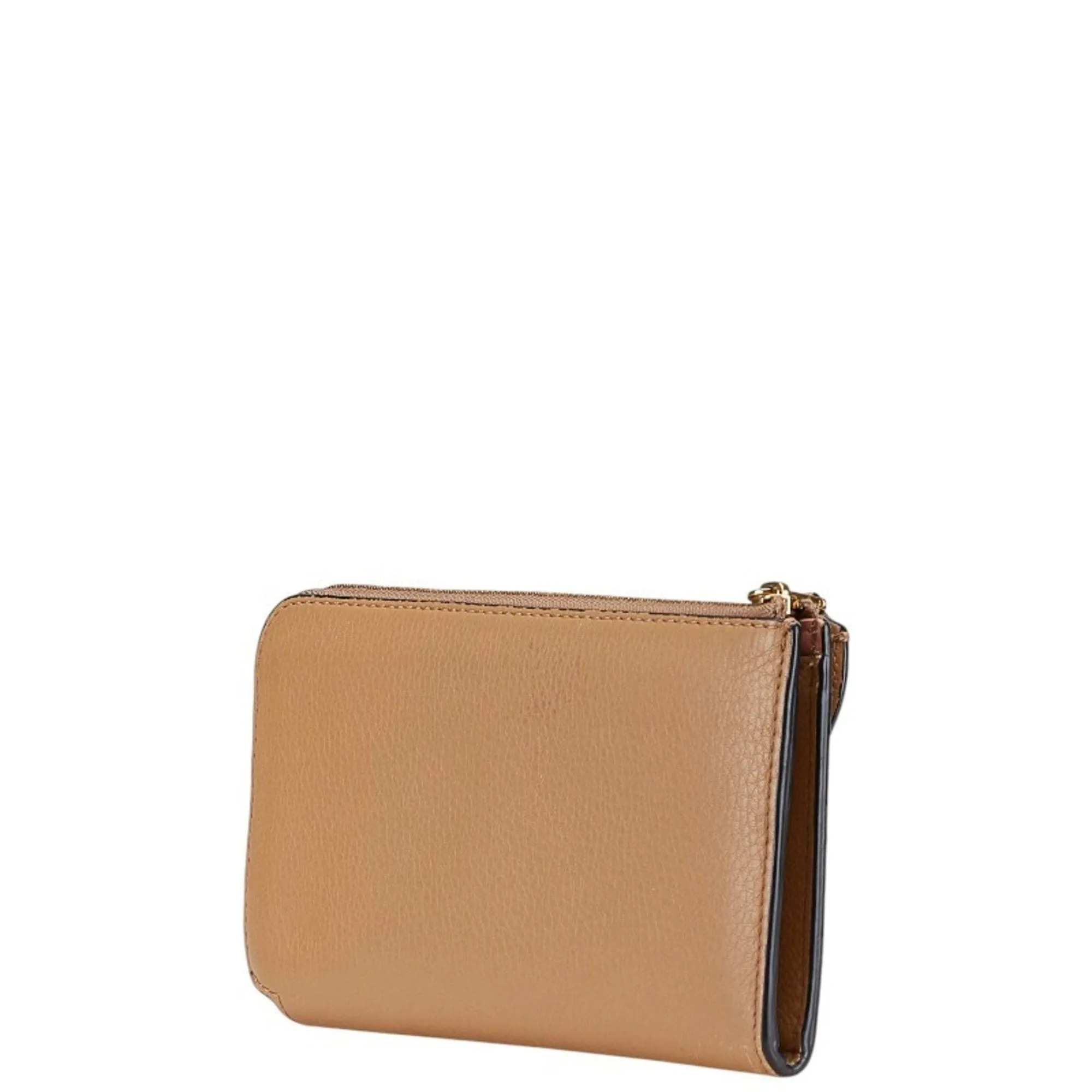 Burberry Leather Long Wallet (Bi-Fold) (Pre-Owned)