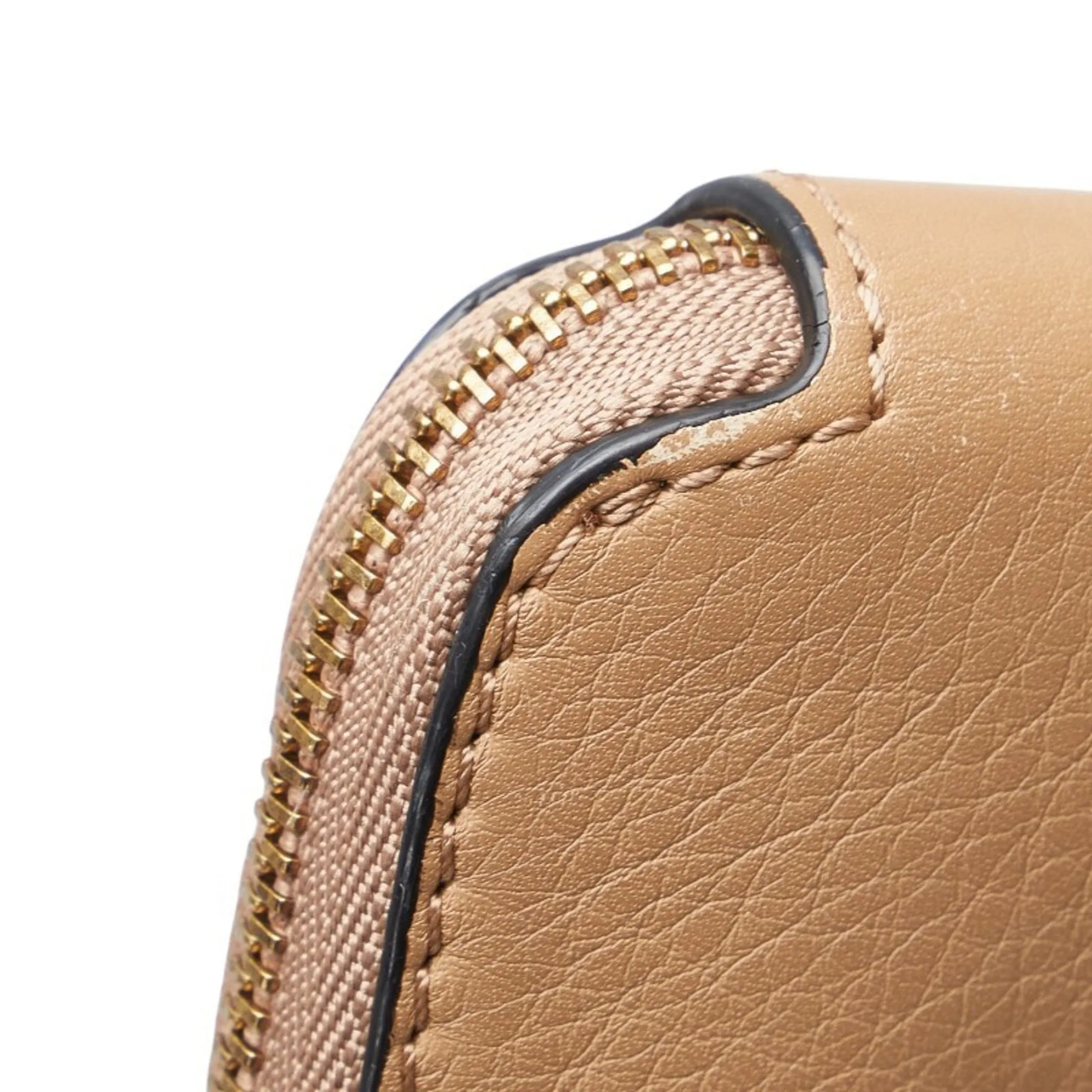Burberry Leather Long Wallet (Bi-Fold) (Pre-Owned)
