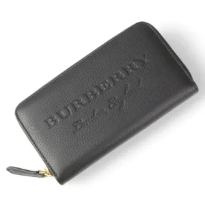 Burberry Leather Long Wallet (Bi-Fold) (Pre-Owned)