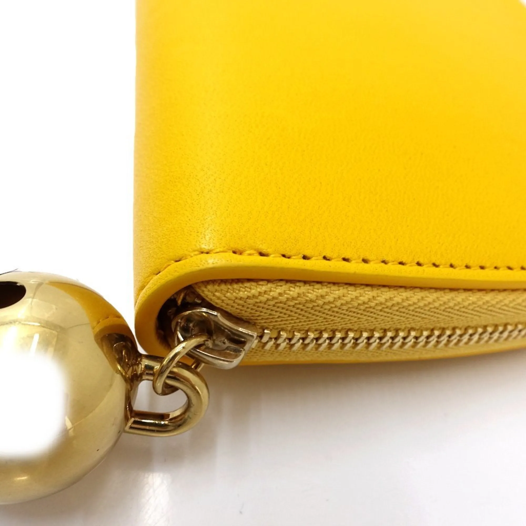Burberry Leather Long Wallet (Bi-Fold) (Pre-Owned)