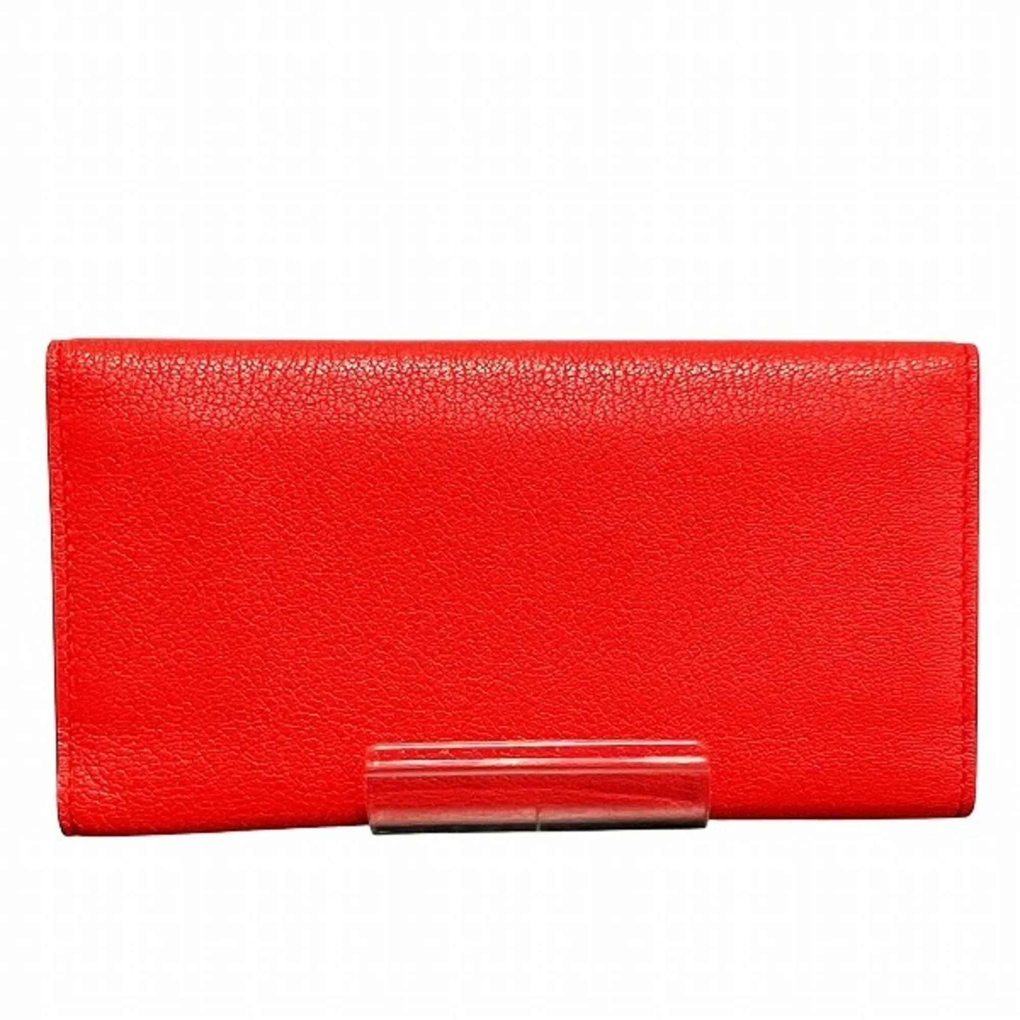 Burberry Leather Long Wallet (Tri-Fold) (Pre-Owned)