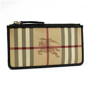 Burberry  Leather Pvc Coin Purse/Coin Case (Pre-Owned)
