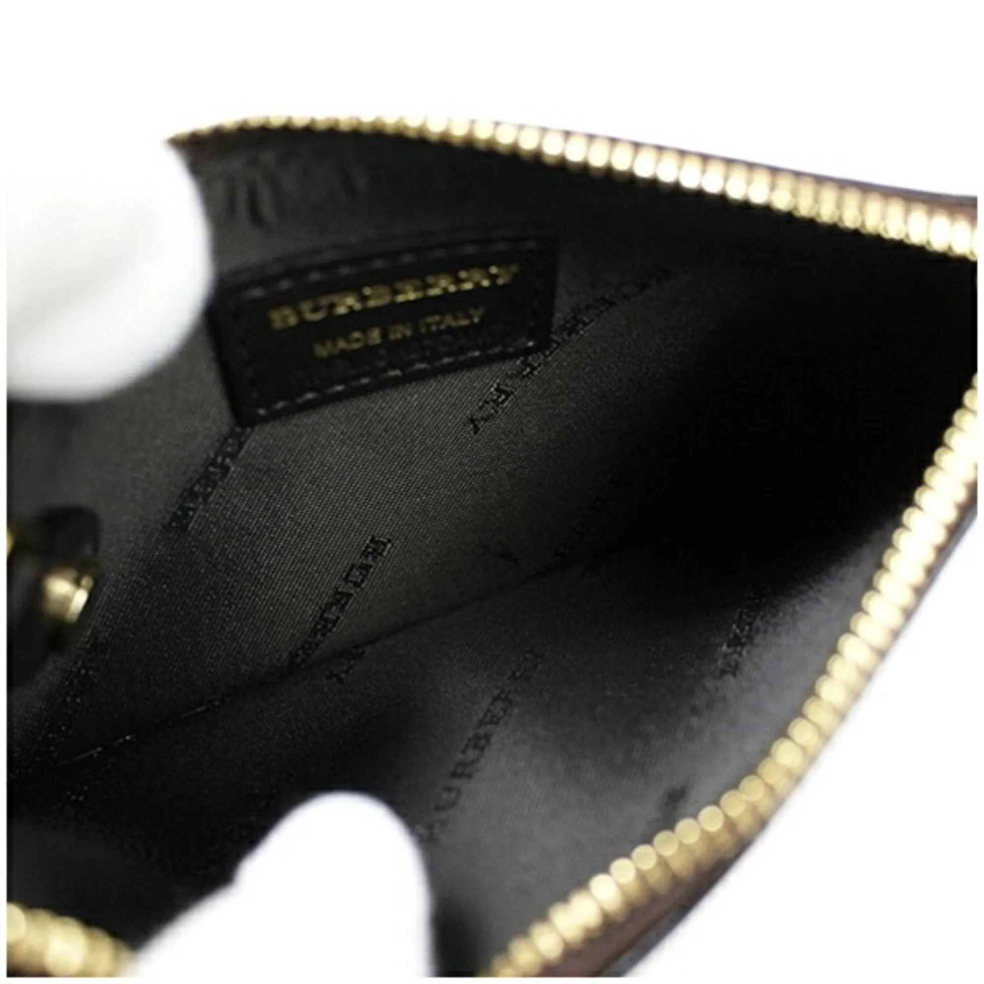 Burberry  Leather Pvc Coin Purse/Coin Case (Pre-Owned)
