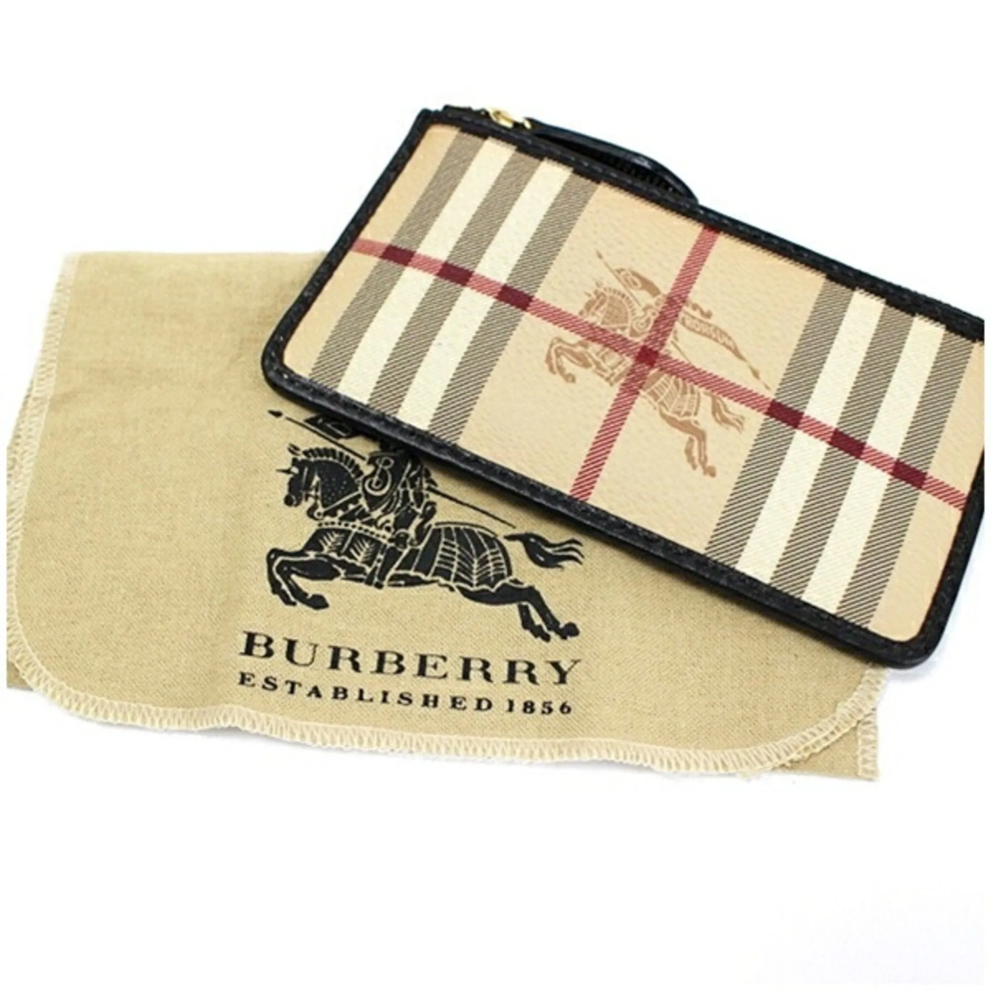 Burberry  Leather Pvc Coin Purse/Coin Case (Pre-Owned)
