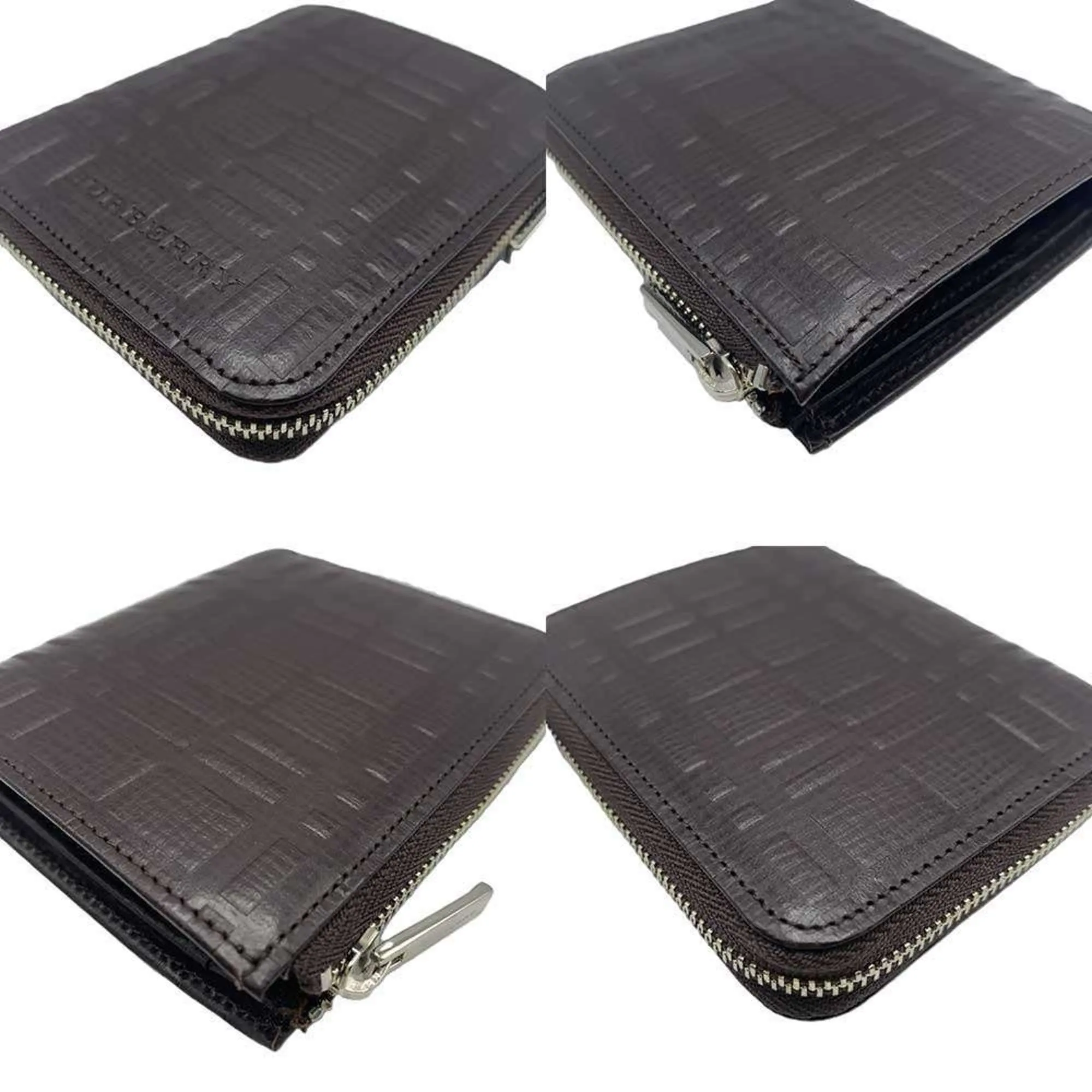 Burberry Leather Wallet (Bi-Fold) (Pre-Owned)