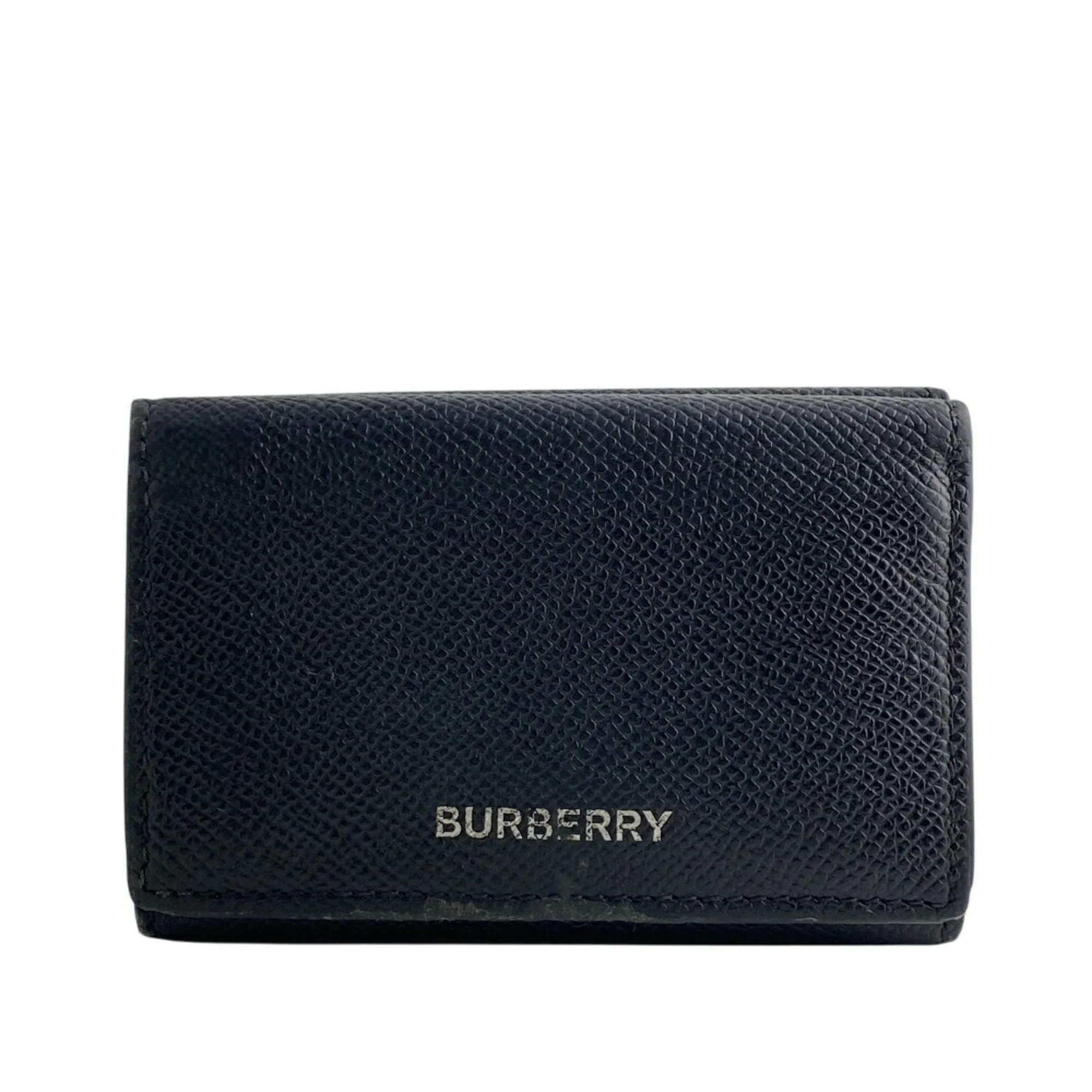 Burberry Leather Wallet (Tri-Fold) (Pre-Owned)