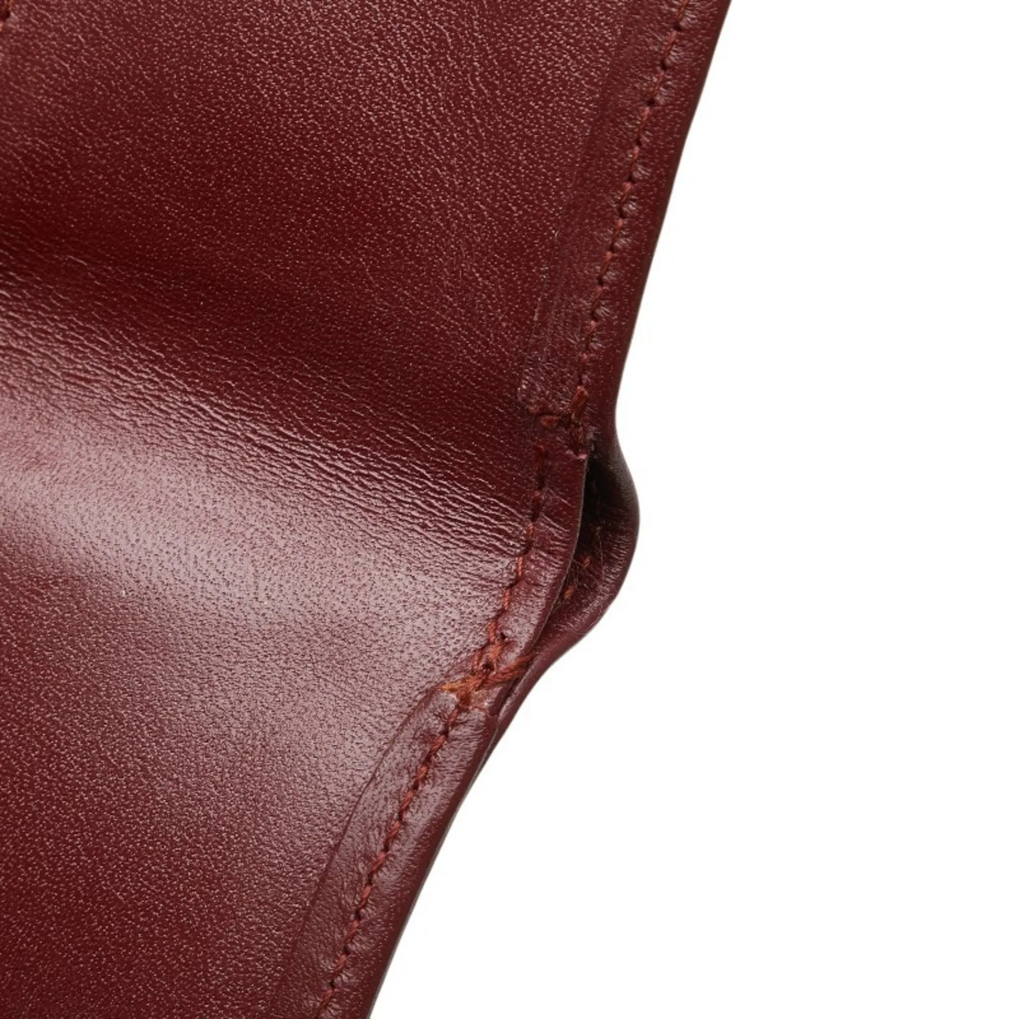 Cartier Leather Bill Wallet (Bi-Fold) (Pre-Owned)