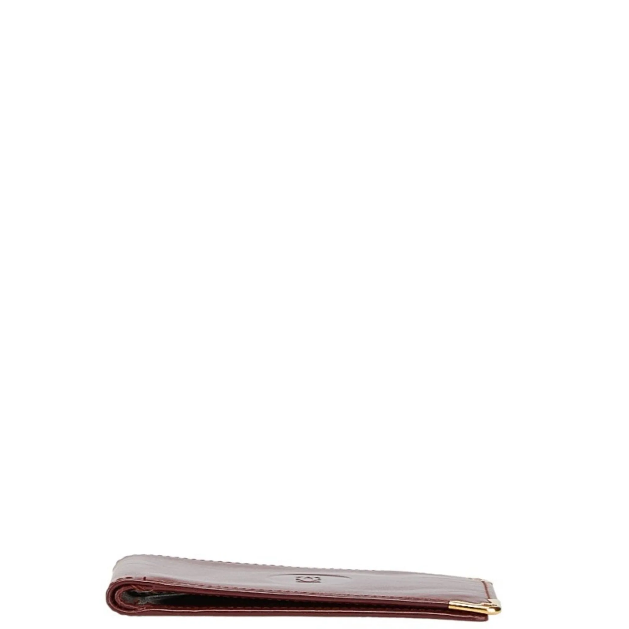 Cartier Leather Bill Wallet (Bi-Fold) (Pre-Owned)