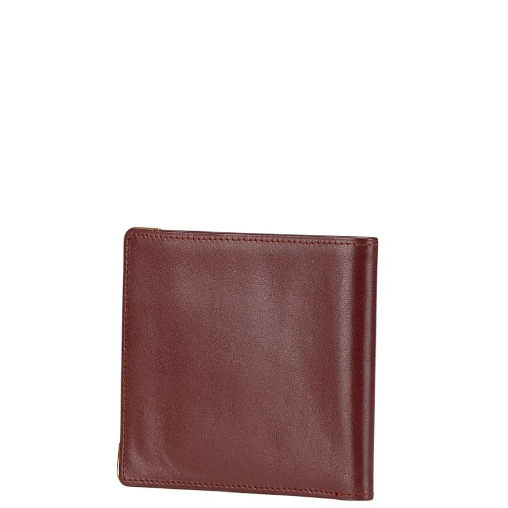 Cartier Leather Bill Wallet (Bi-Fold) (Pre-Owned)