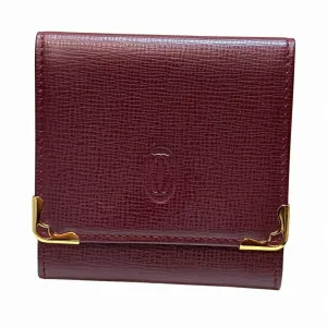 Cartier Leather Coin Purse/Coin Case (Pre-Owned)