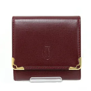 Cartier Leather Coin Purse/Coin Case (Pre-Owned)