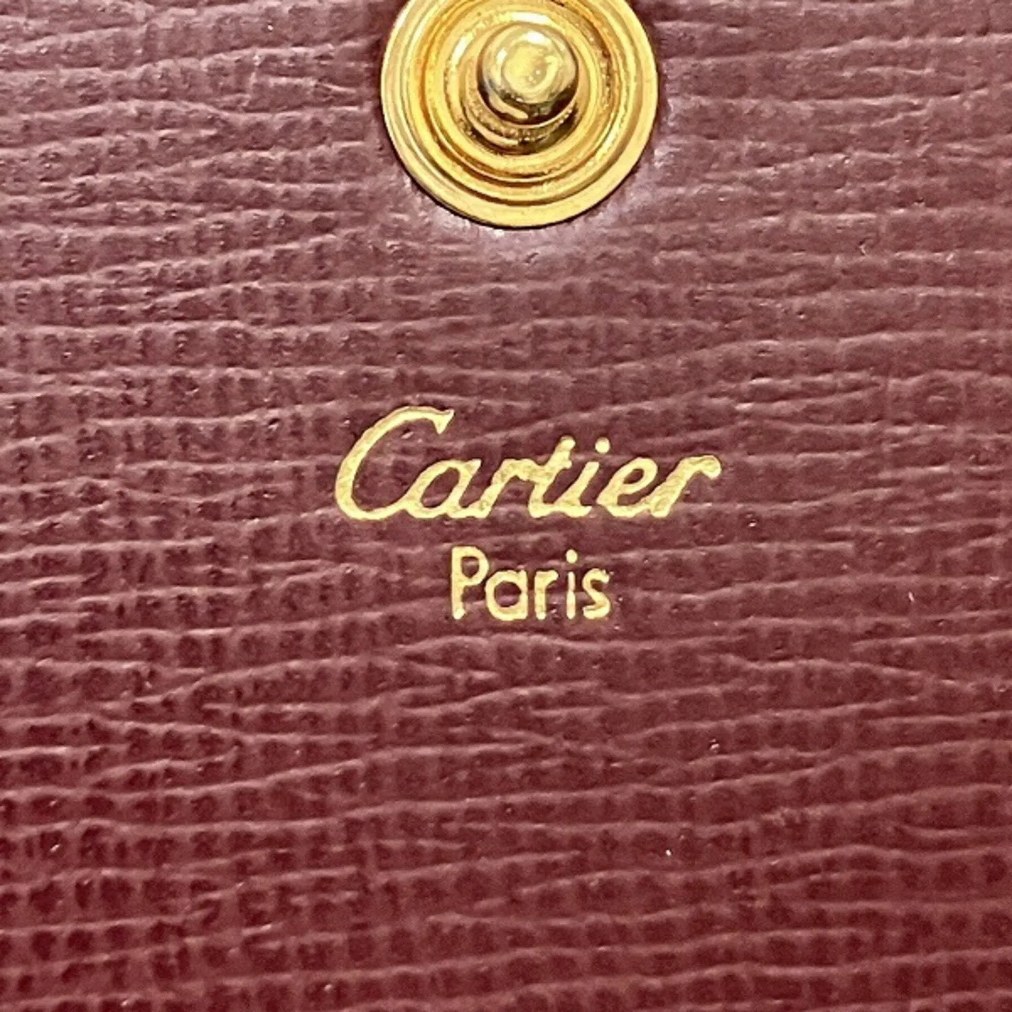 Cartier Leather Coin Purse/Coin Case (Pre-Owned)