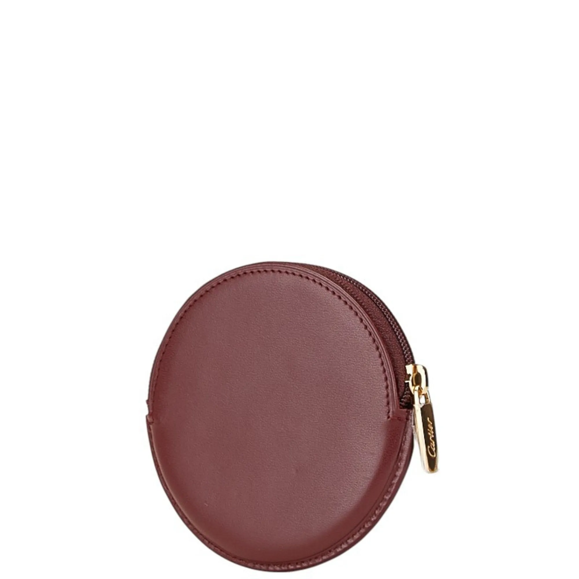 Cartier Leather Coin Purse/Coin Case (Pre-Owned)