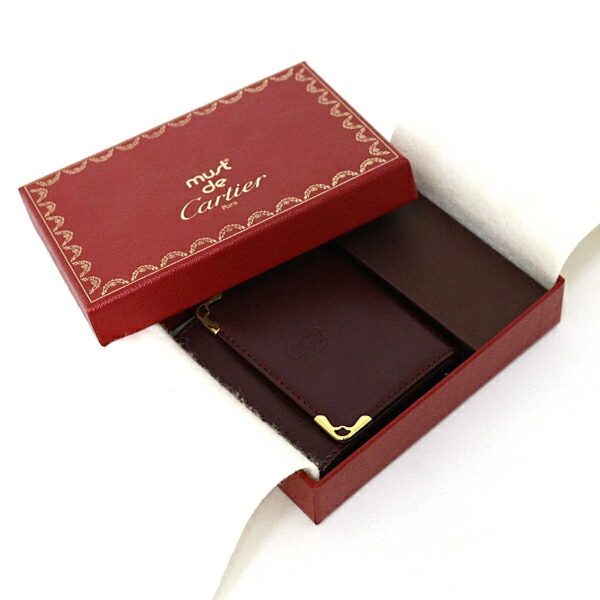 Cartier Leather Coin Purse/Coin Case (Pre-Owned)