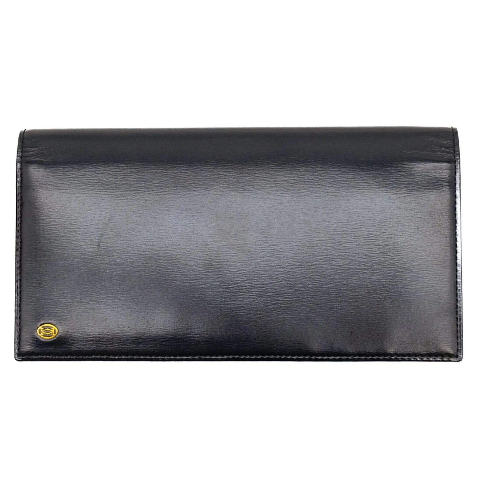 Cartier Leather Long Wallet (Bi-Fold) (Pre-Owned)