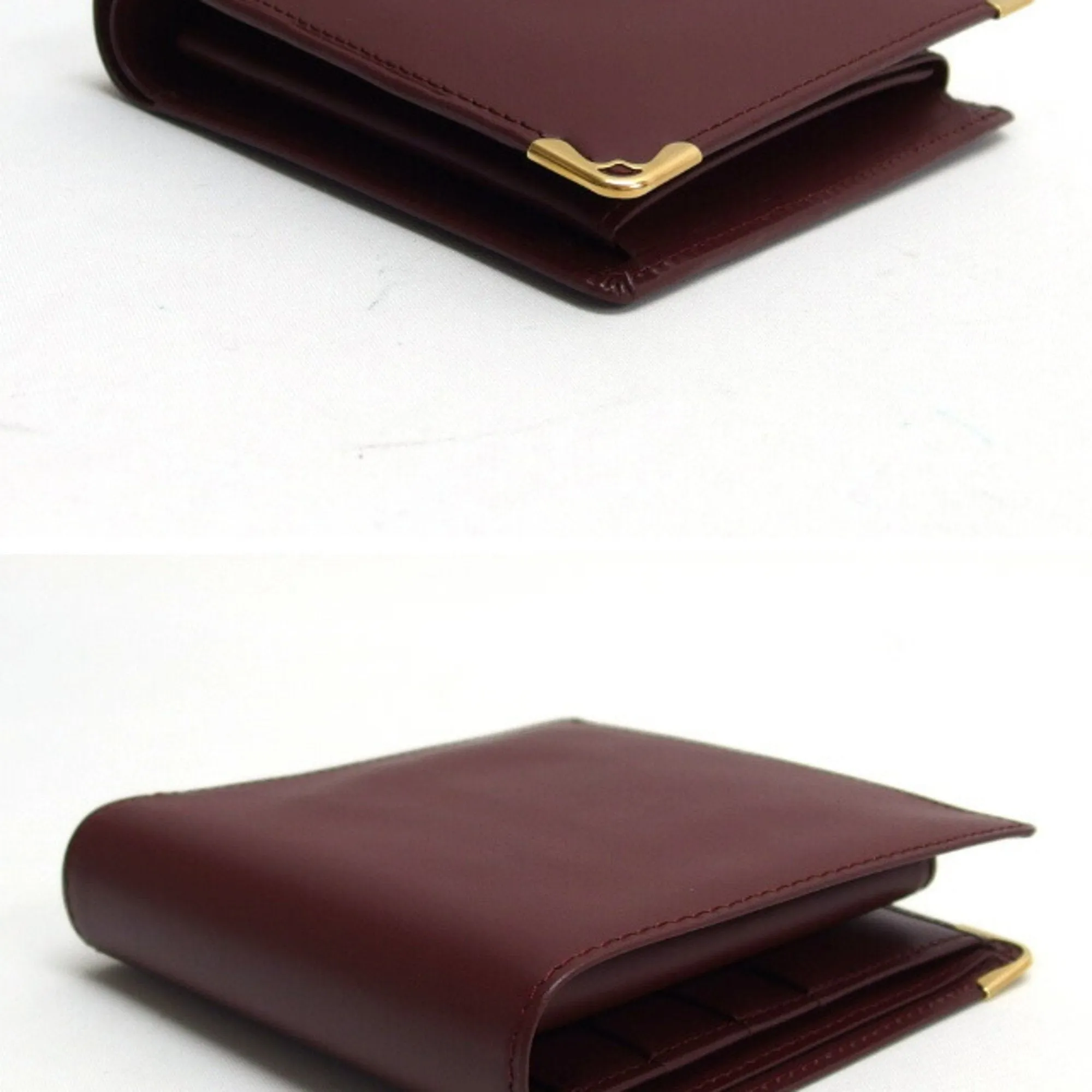 Cartier Must  Color Leather Coin Purse/Coin Case (Pre-Owned)