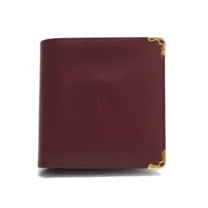 Cartier Must  Color Leather Coin Purse/Coin Case (Pre-Owned)