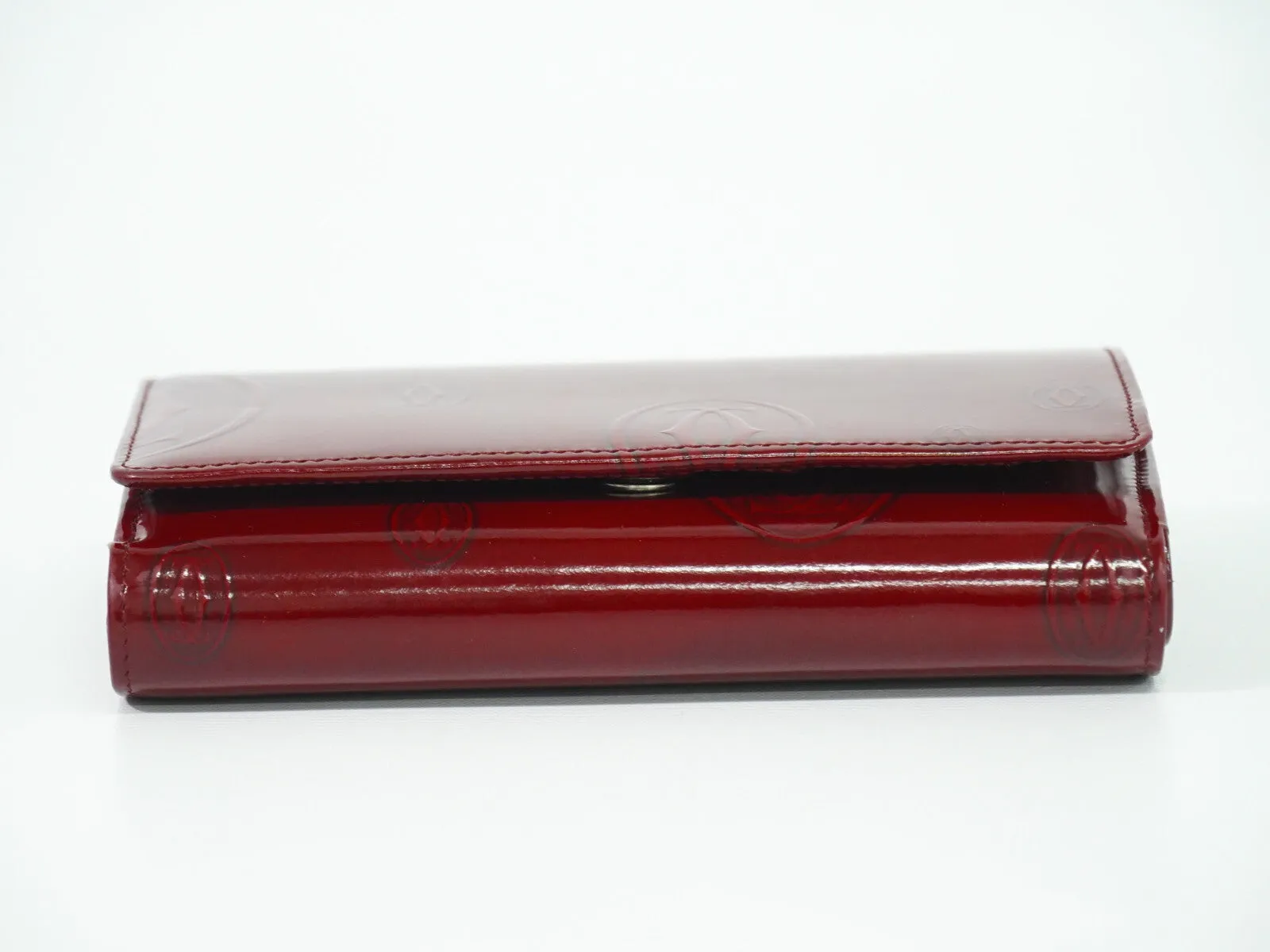 Cartier Must Line Patent Leather Wallet (Pre-Owned)