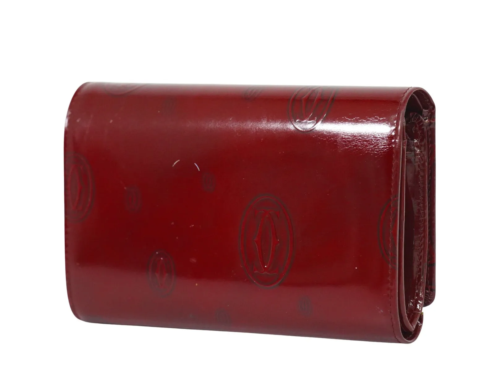 Cartier Must Line Patent Leather Wallet (Pre-Owned)